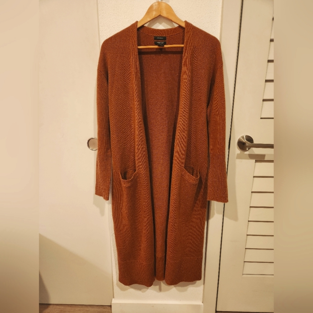 Halogen Cashmere blend Long Cardigan